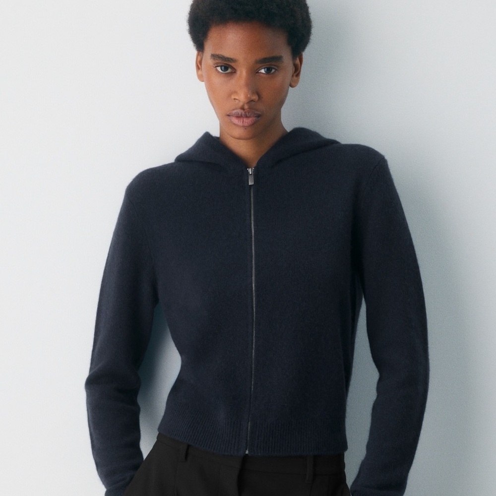 Aritzia Essential Cashmere Idyllic Zip Hoodie